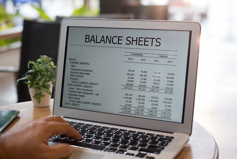 Accounting-software-online-balance-sheet-report