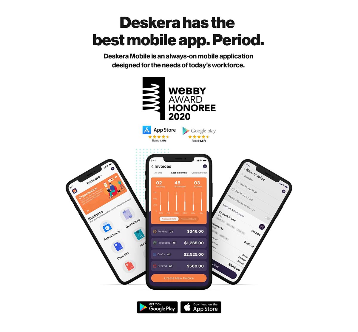 Deskera Mobile App- The Only Small Business App You Need