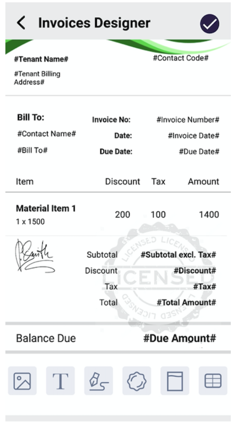 Invoice Template