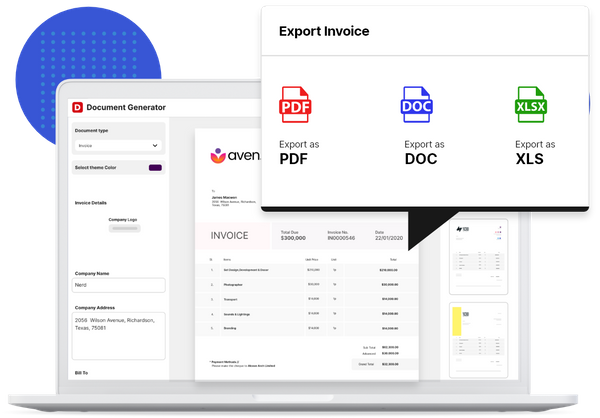 Sharing an Invoice With Deskera