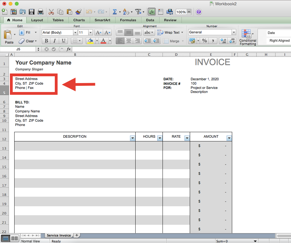 How to Create an Invoice In Excel - Full Guide with Examples