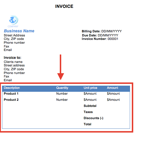 Naming Conventions for Vouchers without Unique Invoice Numbers