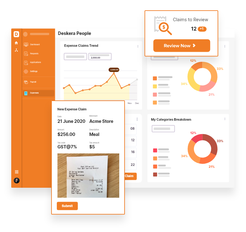 Store Paper Receipts with Deskera Expense