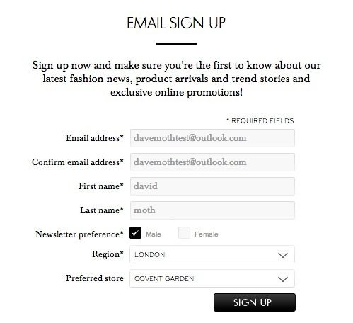 Email Marketing Funnel uses Lead forms