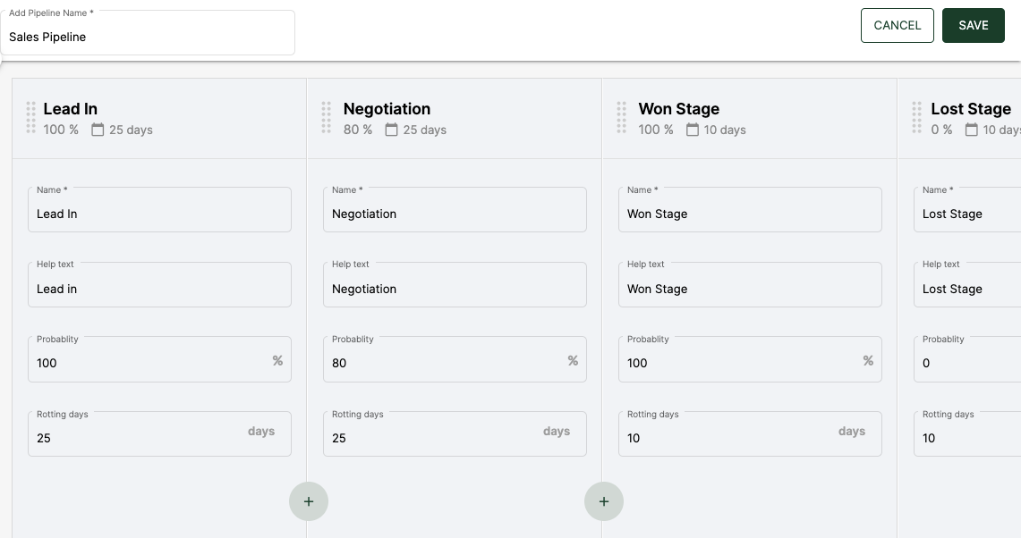 Customizing Sales Pipeline on Deskera CRM