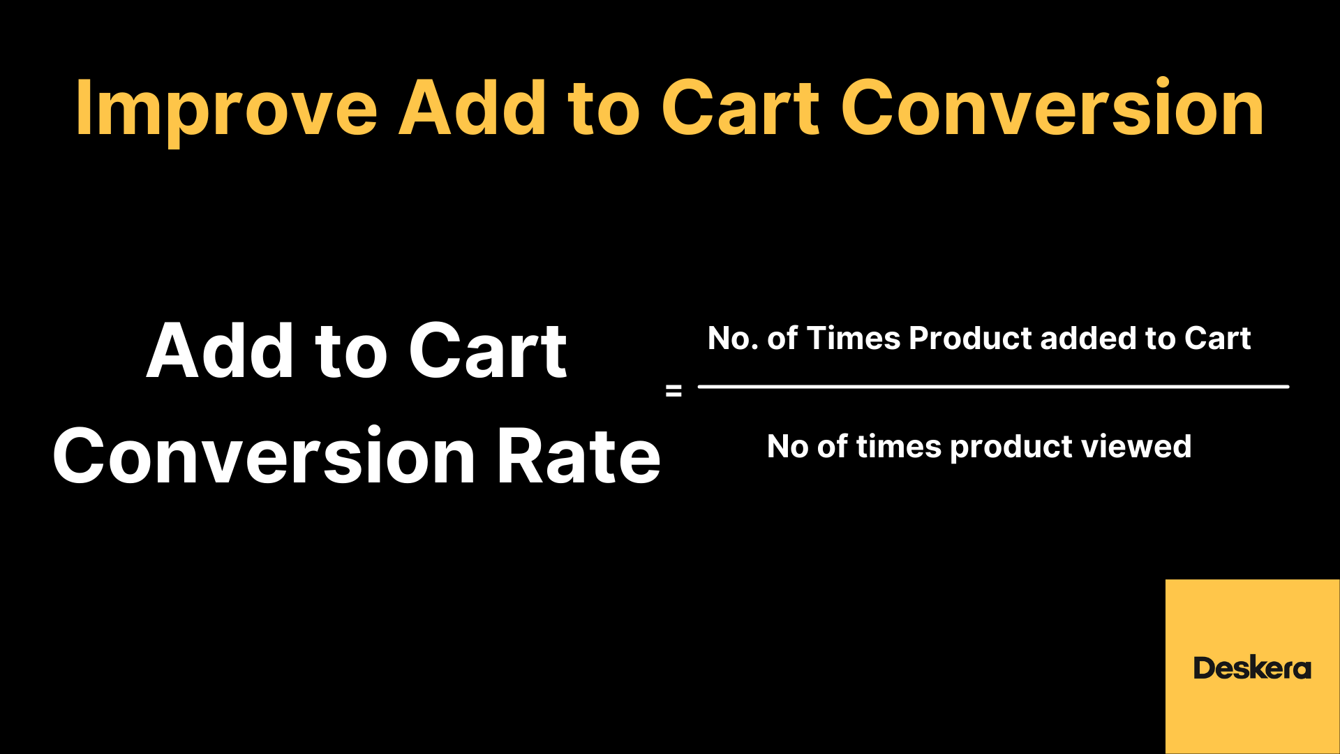 Improve Add to Cart Conversion to Improve Sales of Your eCommerce Business