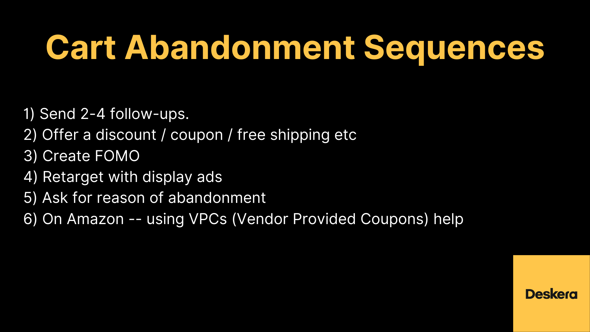 Cart Abandonment Sequences Your eCommerce Business should Follow to Improve its Sales