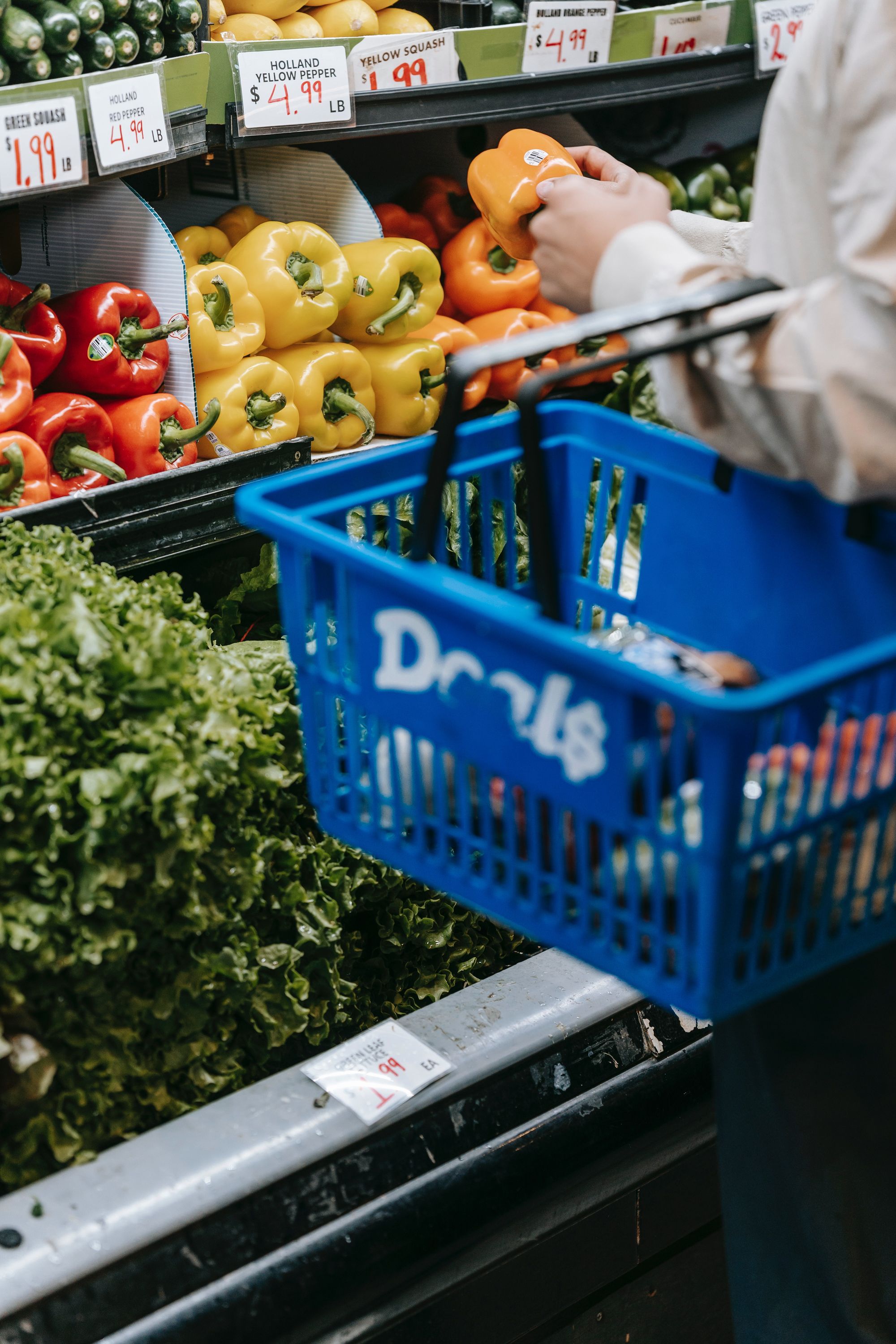 Vegetable shopping