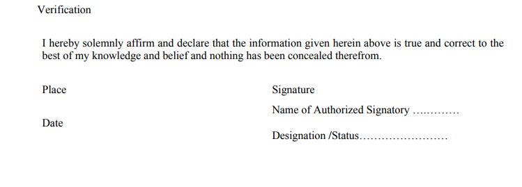 Authorized Signatory in GSTR 11