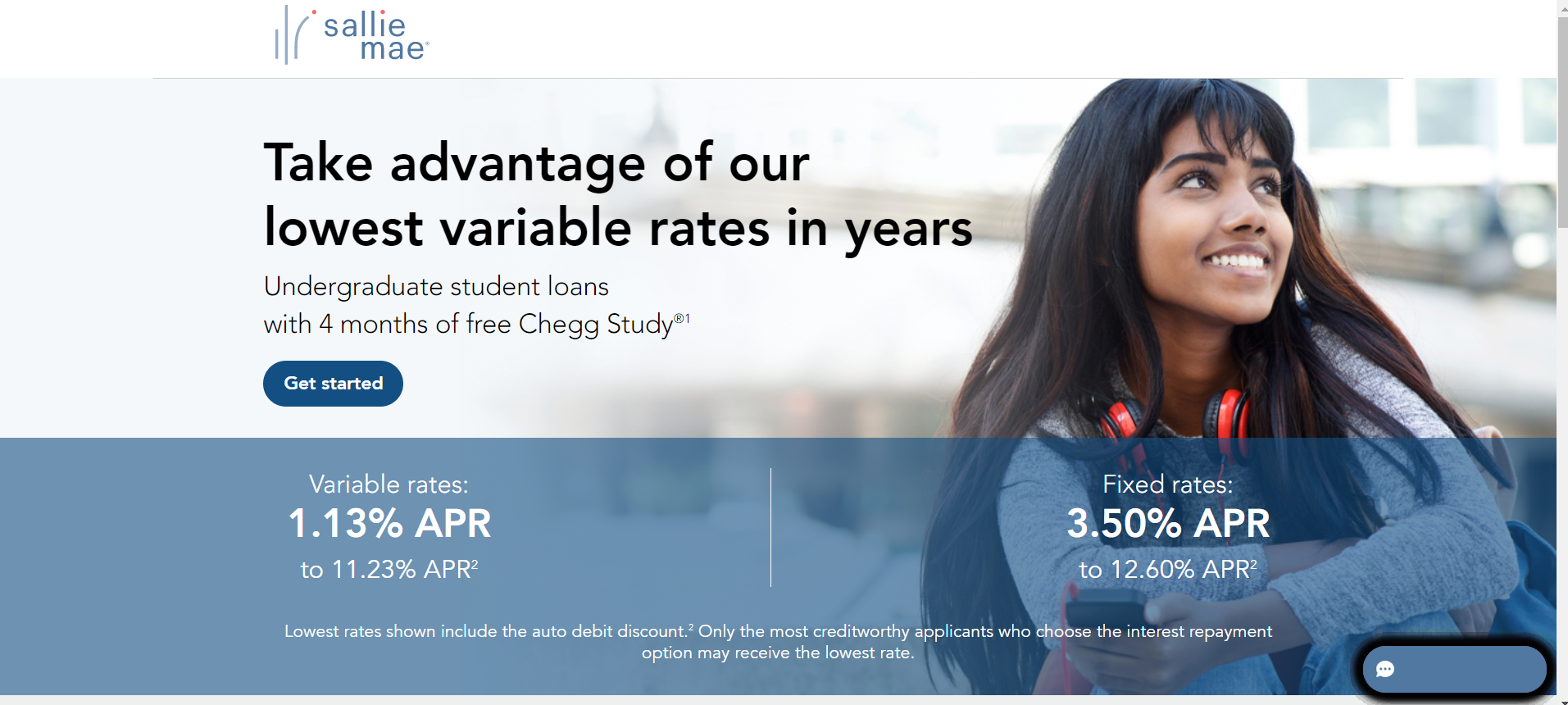 Click-Through Landing Page Example 7: Sallie Mae (Part 1)