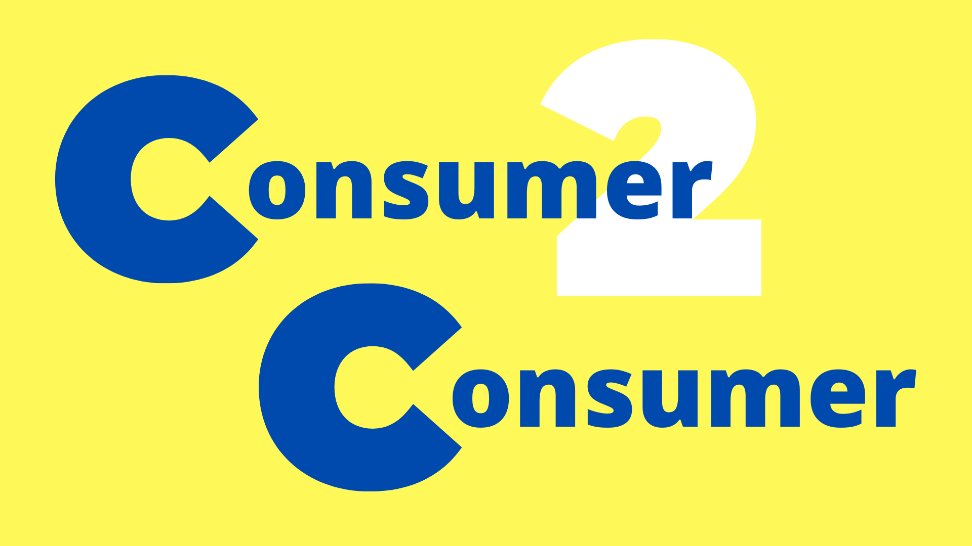 eCommerce consumer to consumer