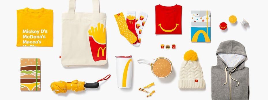 McDonald's Brand Marketing Materials, also shows how well established it is.