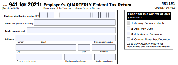 Irs Form 941 Schedule B 2022 What Is The Irs Form 941?