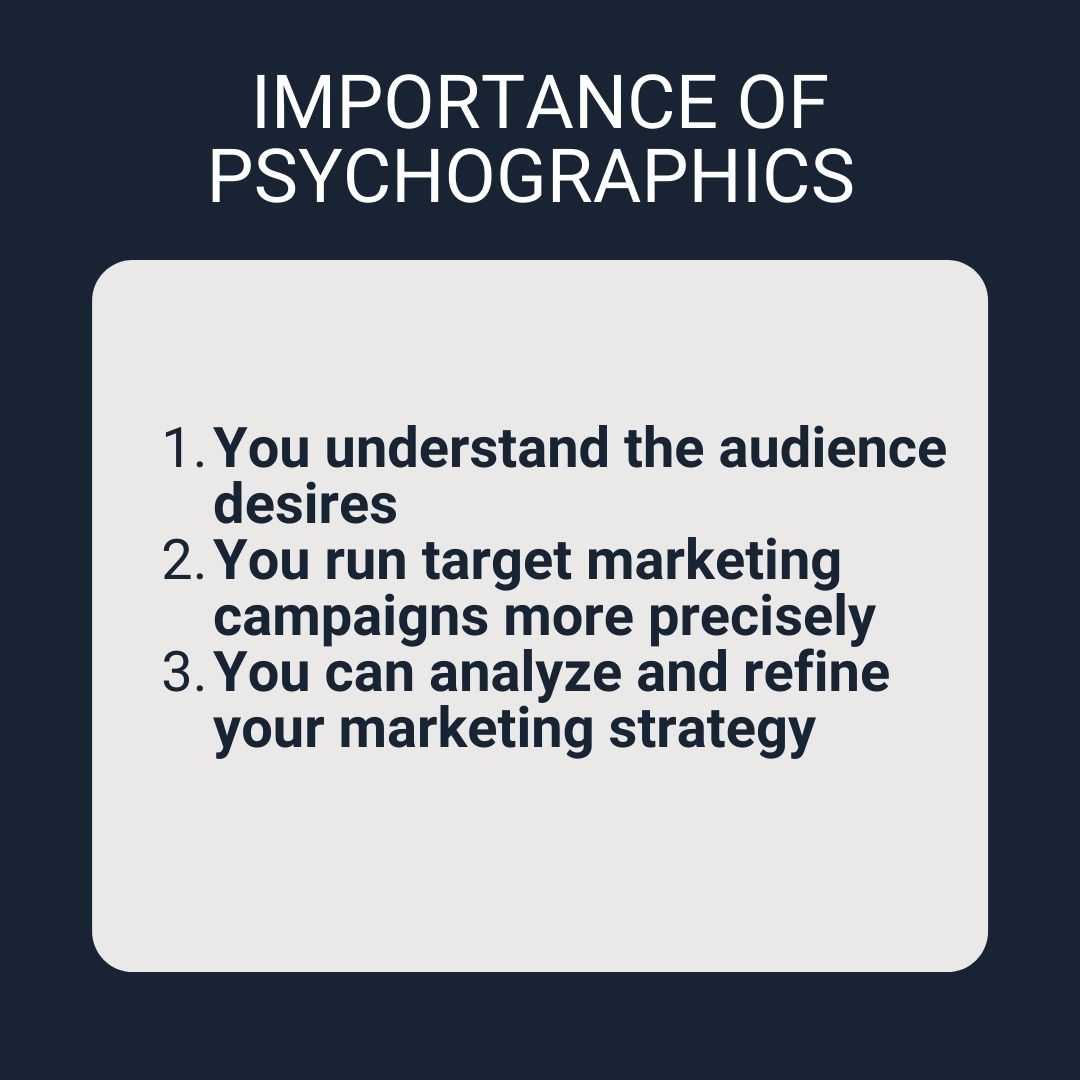 Importance of Psychographics