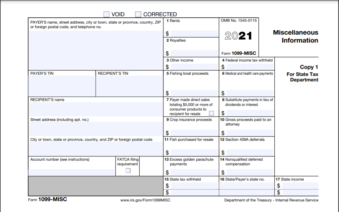 Form 1099 MISC income copy 1