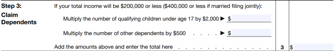 Form W-4 in 2022