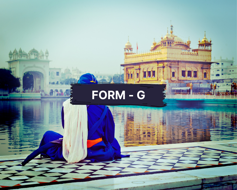 Haryana Form G for Change of Information - Punjab Shops And Commercial Establishments Act, 1958