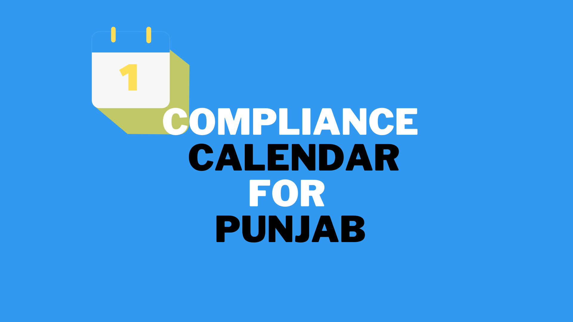 Compliance Calendar of Punjab