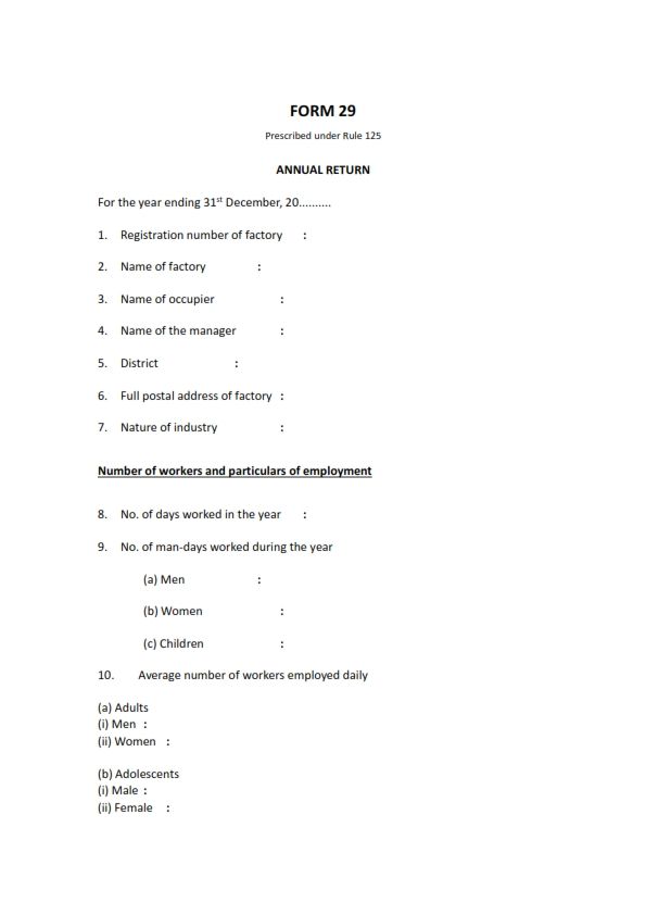 Form 29- Page 1