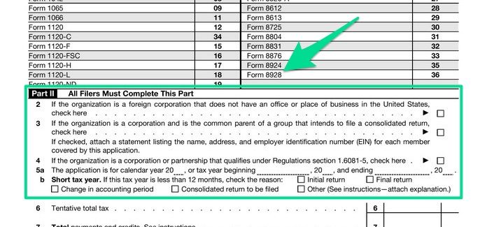 Form 7004- Part 2