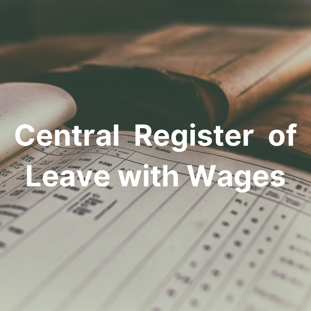 Central Register of Leave with Wages