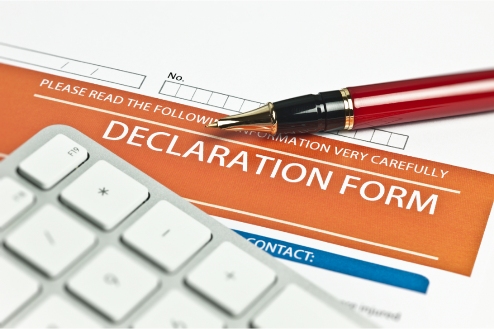 Central Form 1 Declaration Form - Ways to Fill the Form