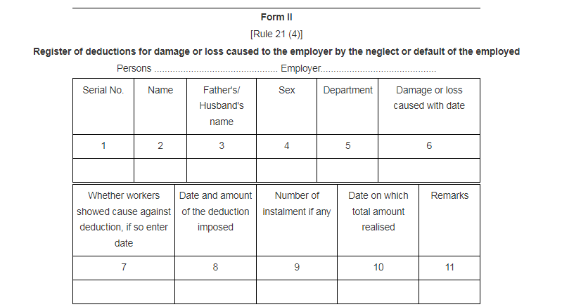 Form II