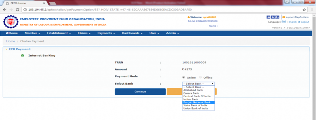 Electronic Challan Cum Return Guide