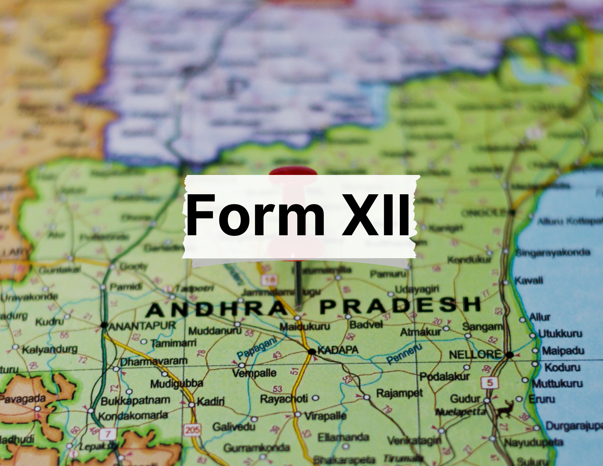 Andhra Pradesh - Form XII - Register of Advance of Wages