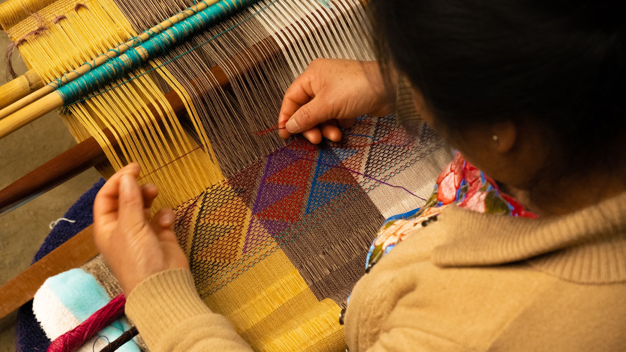 Woman making Hand-crafted Goods