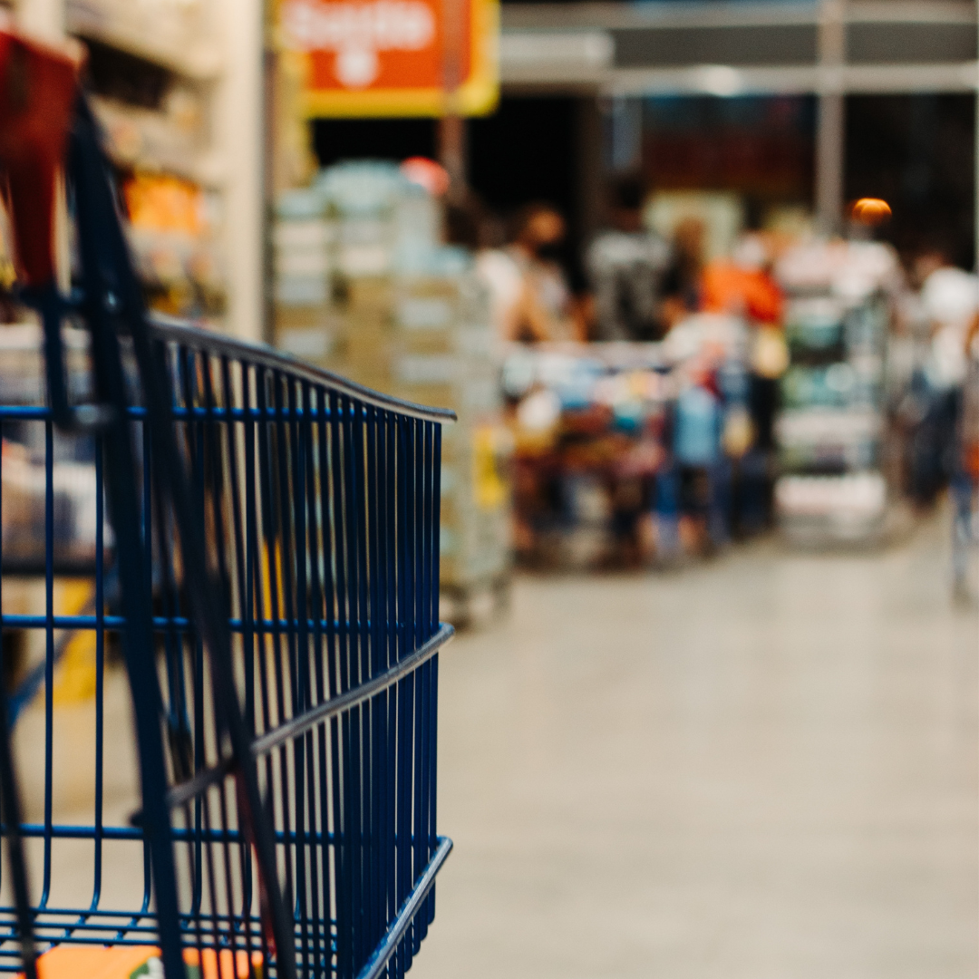 trolley at a superstore