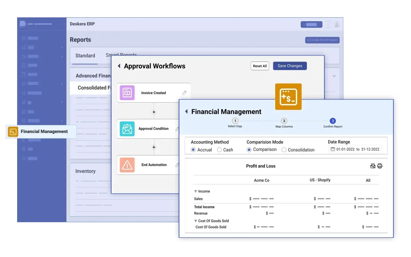 Deskera ERP Can Help Manage Capital Accounts
