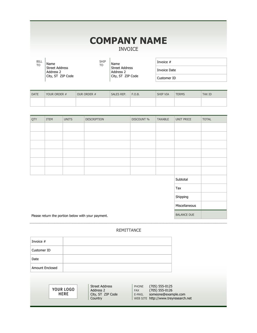 how to create an invoice in word a step by step guide