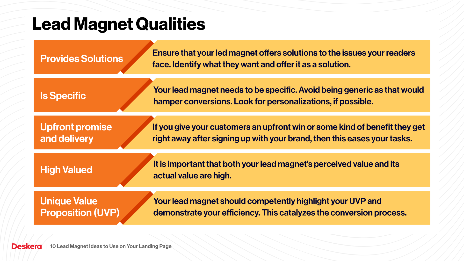 10 Lead Ideas to Use on Your Landing Page