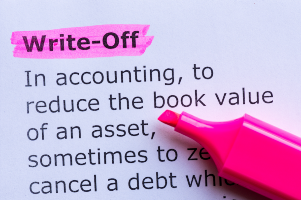 regardless of whether a business uses the direct write off