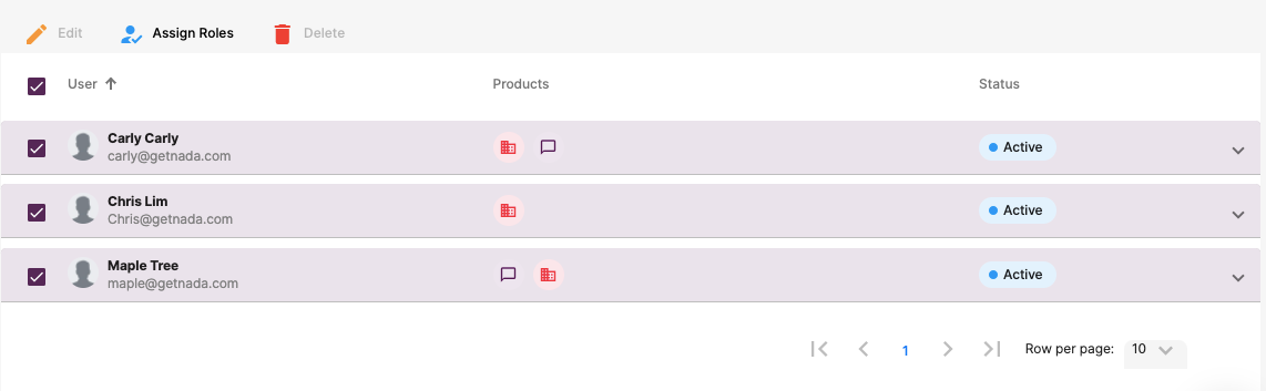 View, edit and delete the users in Deskera's cloud