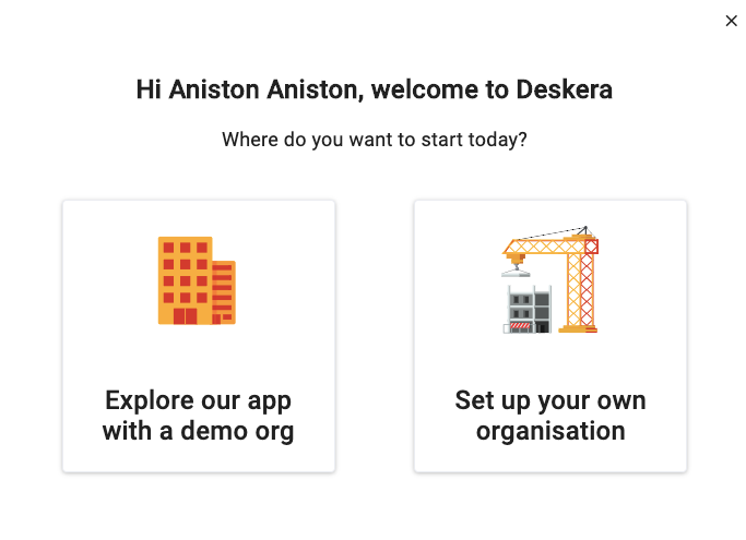 Set up your organization details