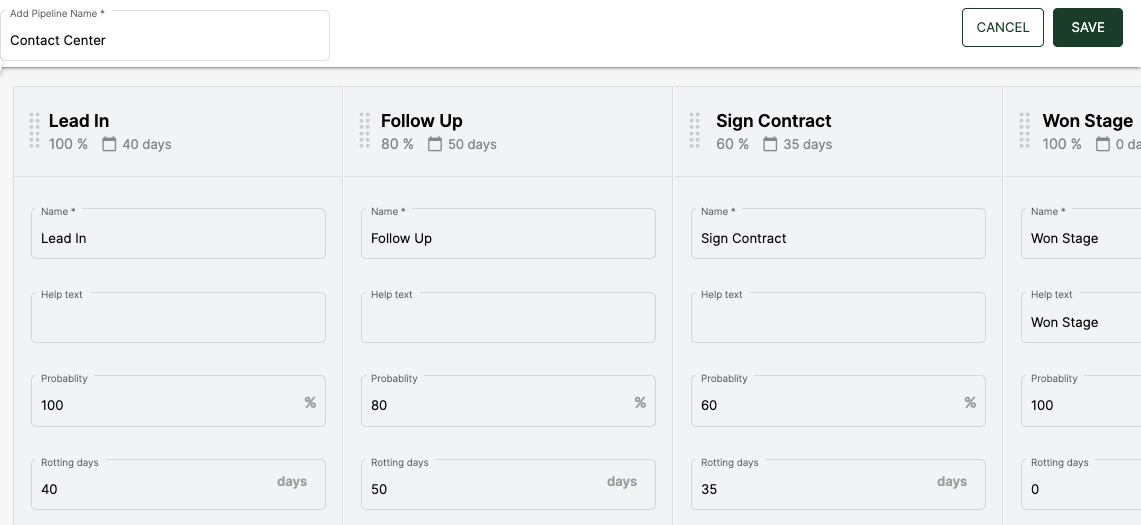 Create a new pipeline