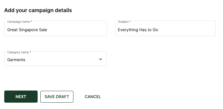 Add campaigns