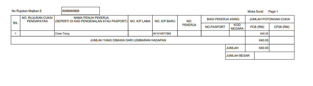 How To Generate Cp39 Form Txt File Using Deskera People